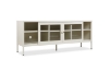 Picture of STARK Steel Frame 59" Sliding Door TV Unit (Cream)