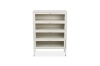 Picture of STARK 4-Door Glass Shoe Cabinet (Cream)