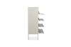 Picture of STARK 4-Door Glass Shoe Cabinet (Cream)