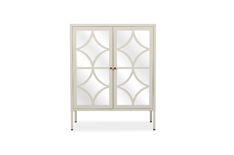 Picture of STARK 2-Mirror Door Cabinet (Cream)