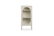 Picture of STARK Steel Frame 1-Arched Door Glass Display Cabinet (Cream)