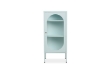 Picture of STARK Steel Frame 1-Arched Door Glass Display Cabinet (Mint)