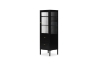 Picture of STARK 1-Door 2-Drawer Accent Glass Display Cabinet (Black)