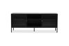 Picture of STARK Steel Frame 59" Sliding Door TV Unit (Black)