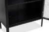 Picture of STARK 2-Door Glass Display Cabinet (Black)