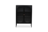 Picture of STARK 2-Arched Door Glass Display Cabinet (Black)