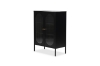 Picture of STARK 2-Arched Door Glass Display Cabinet (Black)