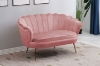 Picture of EVELYN Curved Flared (Loveseat) - Pink