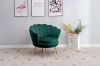 Picture of EVELYN Curved Flared Armchair - Green