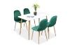 Picture of OSLO 5PC Dining Set (Green Velvet)