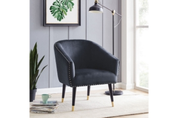 Picture of NOWRA Fabric Lounge Chair (Dark Gray)