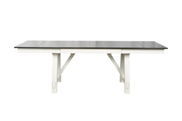 Picture of LINDOS 66.9"-94.4" Extendable Dining Table (White)