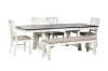 Picture of LINDOS 66.9"-94.4" Extendable Dining Table (White)