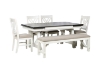 Picture of LINDOS 66.9"-94.4" Extendable Dining Table (White)