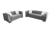 Picture of MALMO Velvet Sofa Range with Pillows (Grey)