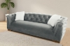 Picture of MALMO Velvet Sofa Range with Pillows (Grey)