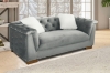 Picture of MALMO Velvet Sofa Range with Pillows (Grey)