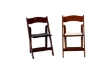 Picture of RETREAT Foldable Dining Chair (Light Brown/Dark Brown) 