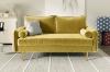 Picture of MARYJANET Velvet Sofa Range (Goldenrod) - 2 Seaters (Loveseat)