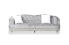 Picture of ALINA Velvet Curved Sofa Range with Pillows (Gray) - 3 Seater (Sofa)