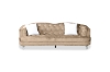 Picture of ALINA Velvet Curved Sofa Range with Pillows (Brown)