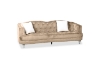 Picture of ALINA Velvet Curved Sofa Range with Pillows (Brown)