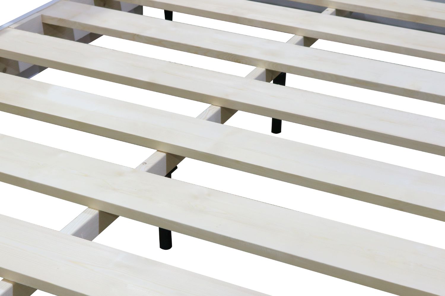 ROMEO Genuine Leather Bed Frame in Queen Size (Dark Grey)iFurniture