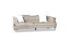 Picture of ALINA Velvet Curved Sofa Range with Pillows (Beige)