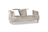 Picture of ALINA Velvet Curved Sofa Range with Pillows (Beige)