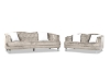 Picture of ALINA Velvet Curved Sofa Range with Pillows (Beige)