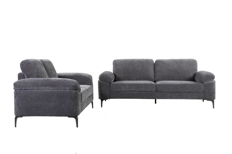 Picture of FRANKY Fabric Sofa Range - Loveseat + Sofa Set