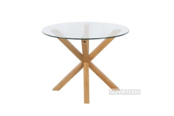 Picture of POLO D39.5" Glass Round Dining Table 