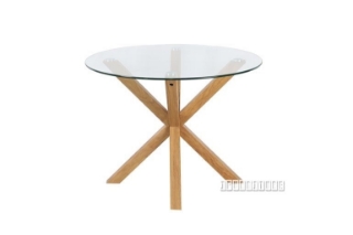 Picture of POLO Glass Round Dining Table - 39.5 inches