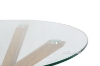 Picture of POLO D39.5" Glass Round Dining Table 