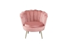 Picture of EVELYN Curved Flared Armchair - Pink