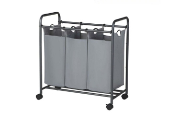 Picture of RAYA 3 Bags Laundry Sorter Cart (Gray)
