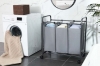 Picture of RAYA 3 Bags Laundry Sorter Cart (Gray)