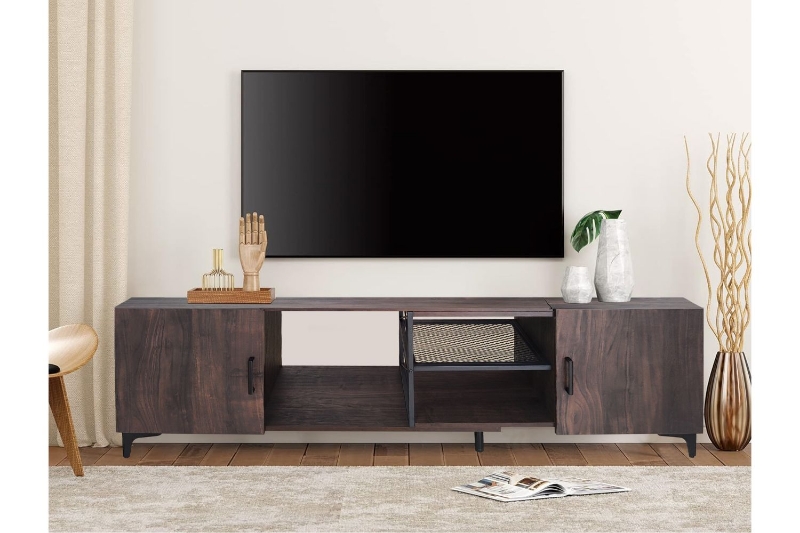 Picture of LILOLA 70.8" TV Stand (Dark Brown)