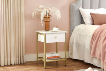Picture of HEALLILY 1-Drawer Bedside Table