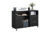 Picture of EBERN 2-Drawer Rolling File Cabinet (Black)