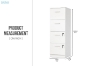 Picture of WINADO 4-Drawer Lockable File Cabinet