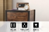 Picture of HOOBRO 1-Drawer Side Table with Power Outlet and USB Charger