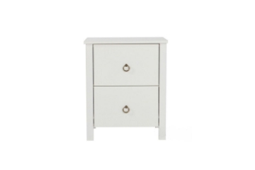 Picture of METRO Pine Bedside Table (White)