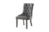 Picture of KACELA PU Leather Button-Tufted Dining Chair (Dark Gray)