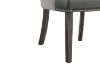 Picture of KACELA PU Leather Button-Tufted Dining Chair (Dark Gray)