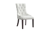 Picture of KACELA PU Leather Button-Tufted Dining Chair (White)