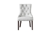 Picture of KACELA PU Leather Button-Tufted Dining Chair (White)