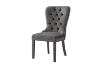 Picture of ERICA Button-Tufted Velvet Dining Chair (Gray)