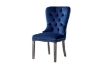 Picture of ERICA Button-Tufted Velvet Dining Chair (Navy Blue)