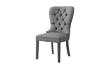 Picture of ERICA Button-Tufted Linen Dining Chair (Light Gray)